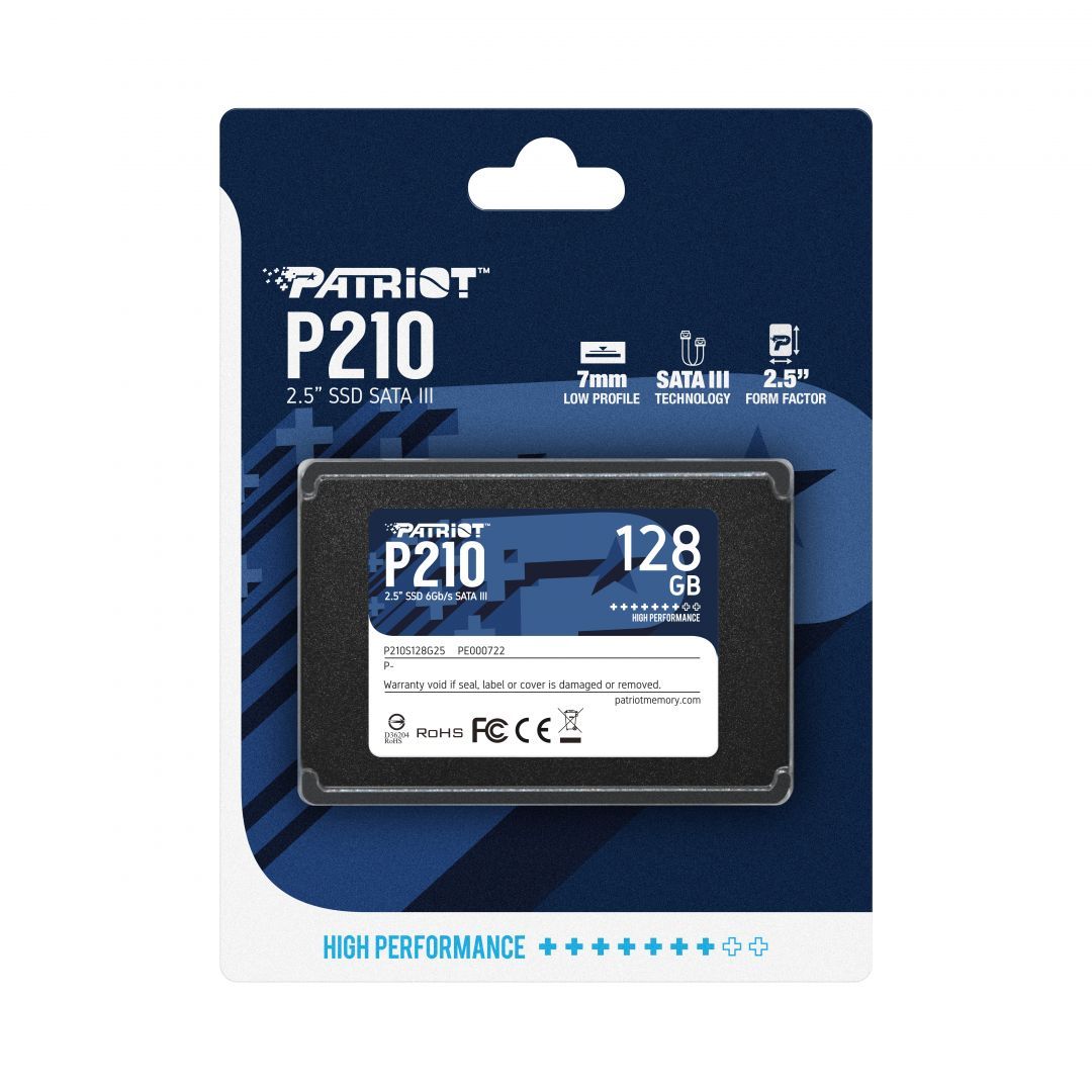 Patriot 128GB 2,5" SATA3 P210 Patriot 128GB 2,5" SATA3 P210