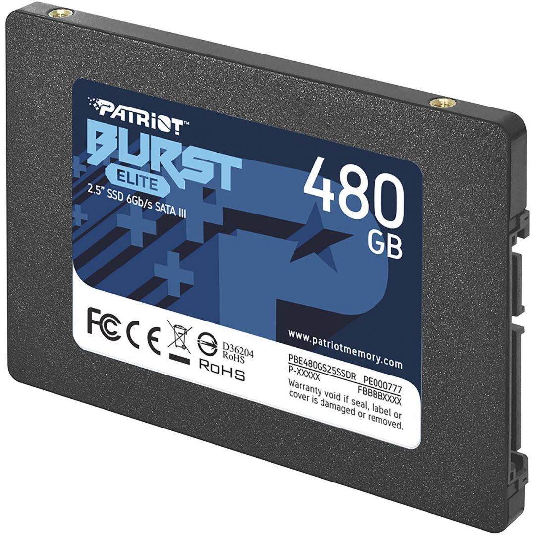 Patriot 480GB 2,5" SATA3 Burst Elite Patriot 480GB 2,5" SATA3 Burst Elite