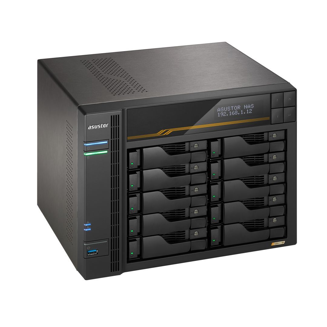 Asustor NAS AS6810T (16GB) (10xHDD + 4xM.2 SSD) Asustor NAS AS6810T (16GB) (10xHDD + 4xM.2 SSD)