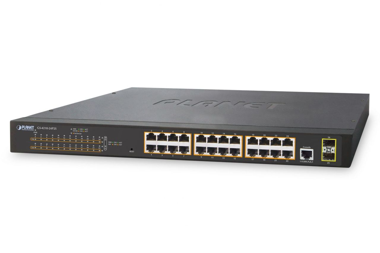 Planet PLANET L2 managed Gigabit Ethernet PoE Switch Planet PLANET L2 managed Gigabit Ethernet PoE Switch