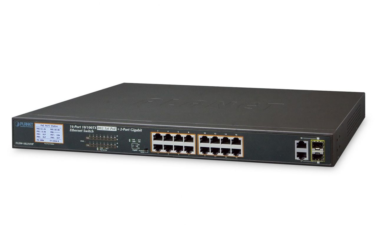 Planet PLANET Fast Ethernet PoE Switch Planet PLANET Fast Ethernet PoE Switch