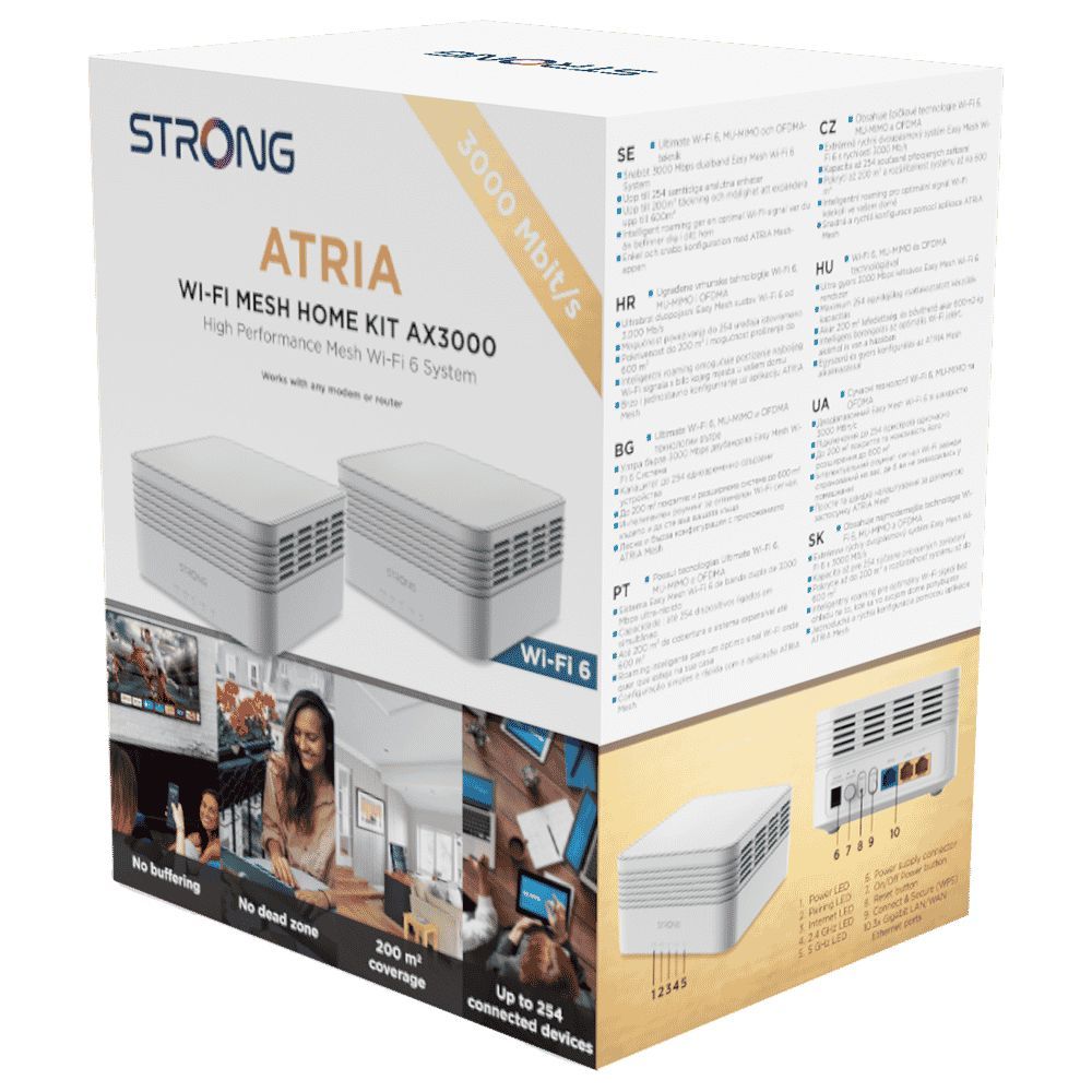 Strong Atria Mesh AX3000 Kit White Strong Atria Mesh AX3000 Kit White