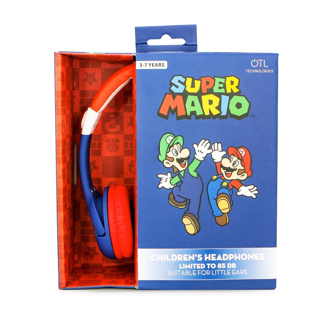OTL Technologies Super Mario Headphones Blue/Red OTL Technologies Super Mario Headphones Blue/Red