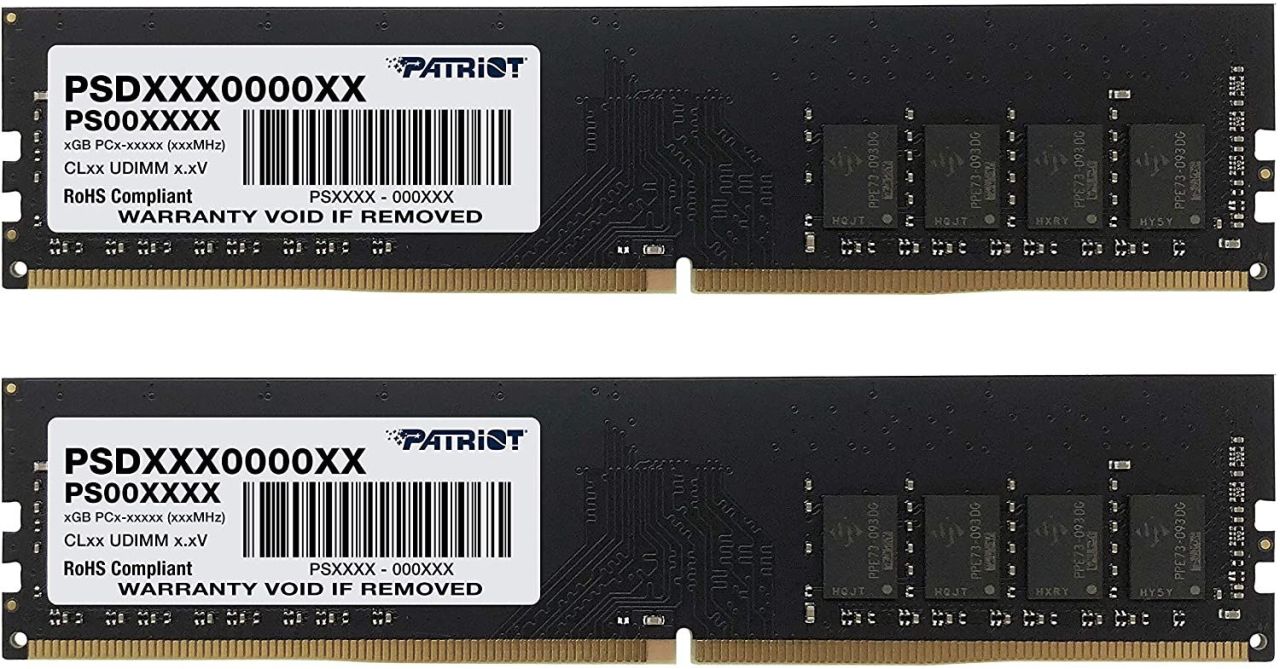 Patriot 16GB DDR4 2666MHz Kit(2x8GB) Signature Patriot 16GB DDR4 2666MHz Kit(2x8GB) Signature
