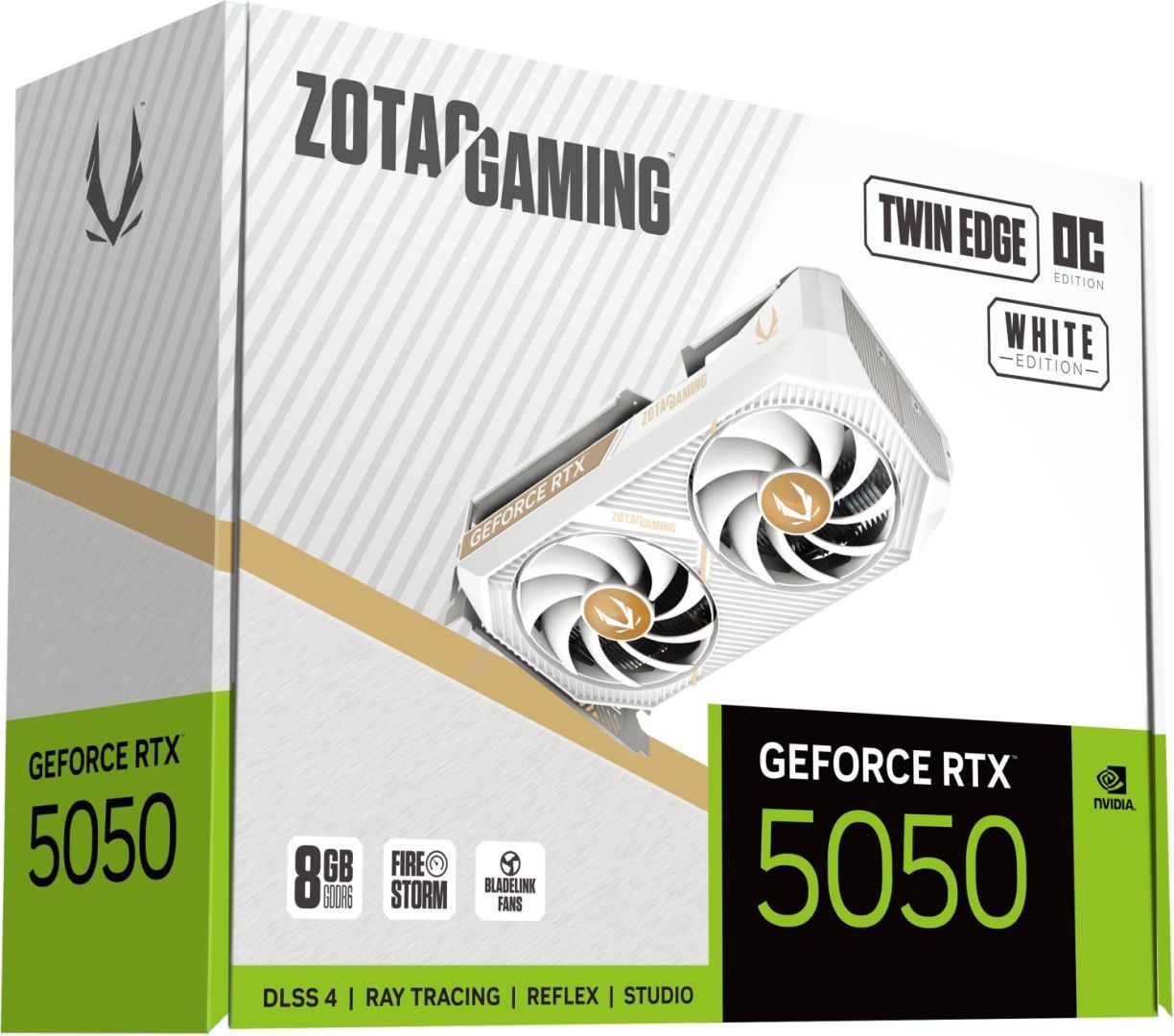 Zotac GeForce RTX5050 8GB DDR6 Twin Edge OC White Zotac GeForce RTX5050 8GB DDR6 Twin Edge OC White