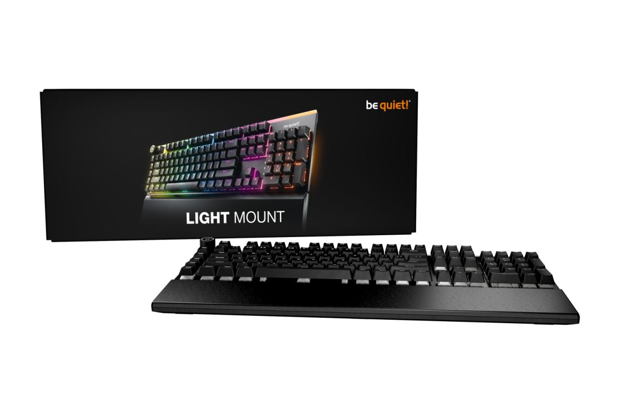 Be quiet! Light Mount Silent Linear Gaming Keyboard Black US Be quiet! Light Mount Silent Linear Gaming Keyboard Black US