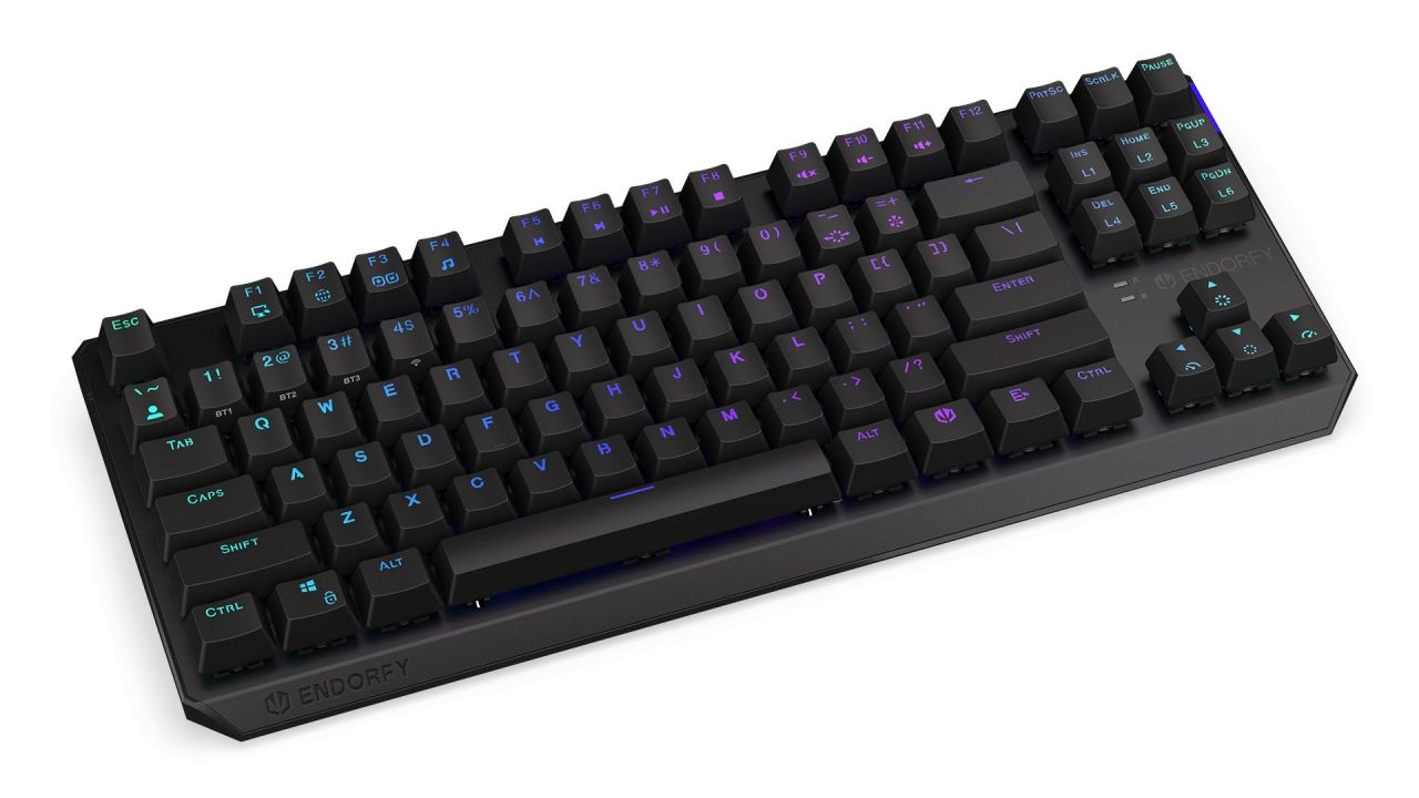 Endorfy Thock TKL Wireless Red Switch Mechanical Keyboard Black US Endorfy Thock TKL Wireless Red Switch Mechanical Keyboard Black US