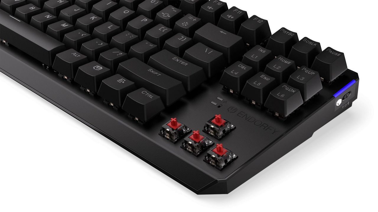 Endorfy Thock TKL Wireless Red Switch Mechanical Keyboard Black US Endorfy Thock TKL Wireless Red Switch Mechanical Keyboard Black US