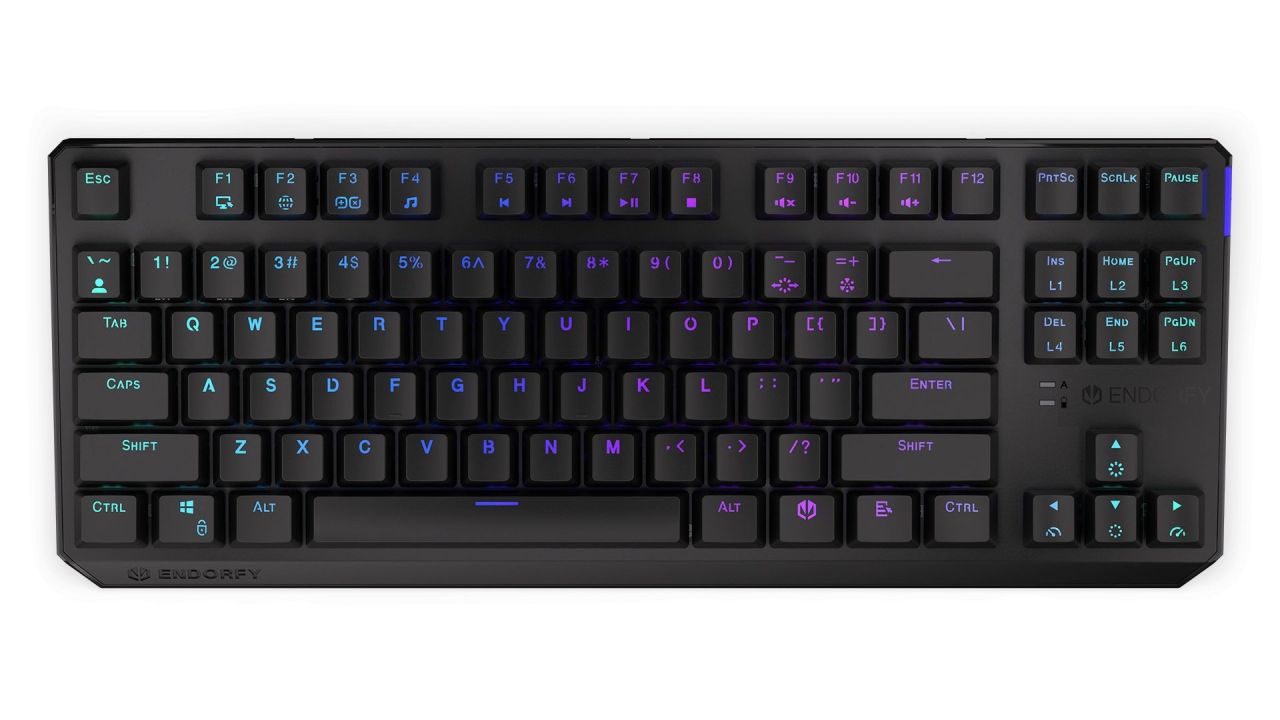 Endorfy Thock TKL Wireless Red Switch Mechanical Keyboard Black US Endorfy Thock TKL Wireless Red Switch Mechanical Keyboard Black US