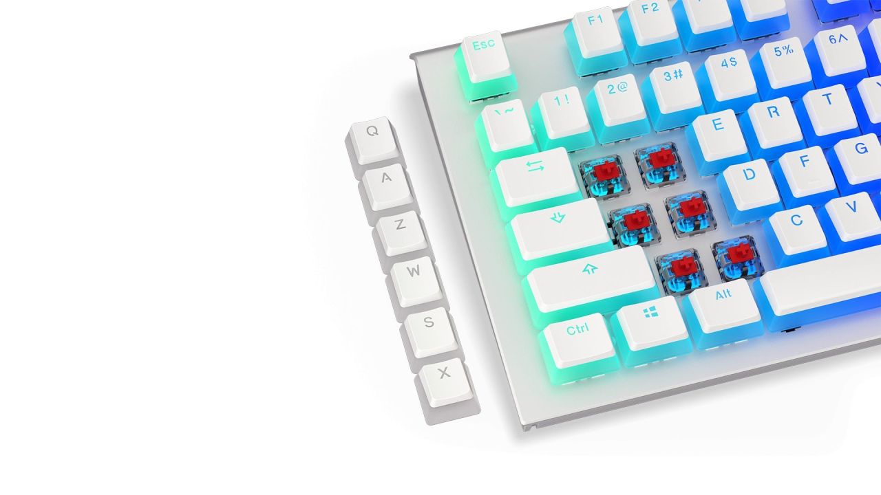 Endorfy PBT Pudding Onyx White Keycaps Endorfy PBT Pudding Onyx White Keycaps