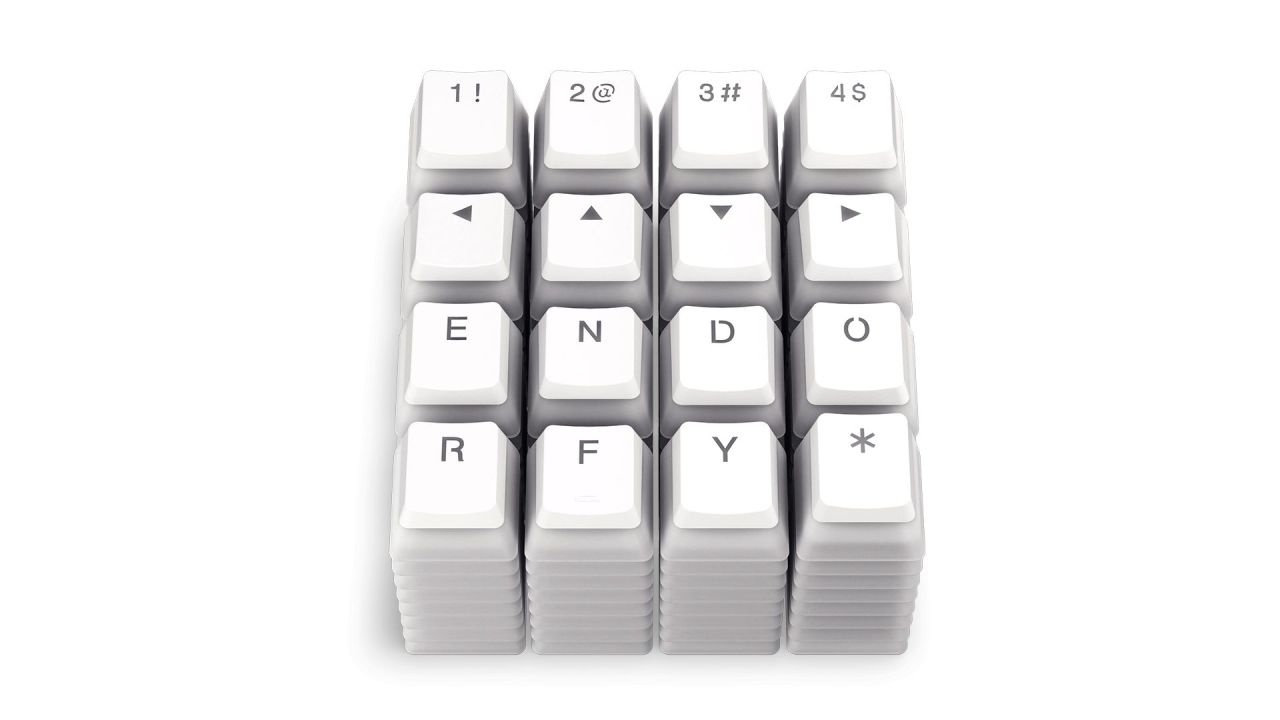 Endorfy PBT Pudding Onyx White Keycaps Endorfy PBT Pudding Onyx White Keycaps