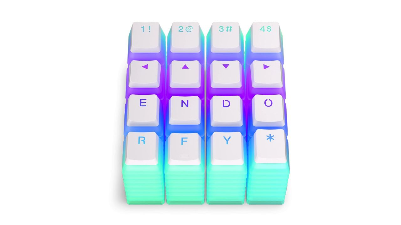 Endorfy PBT Pudding Onyx White Keycaps Endorfy PBT Pudding Onyx White Keycaps