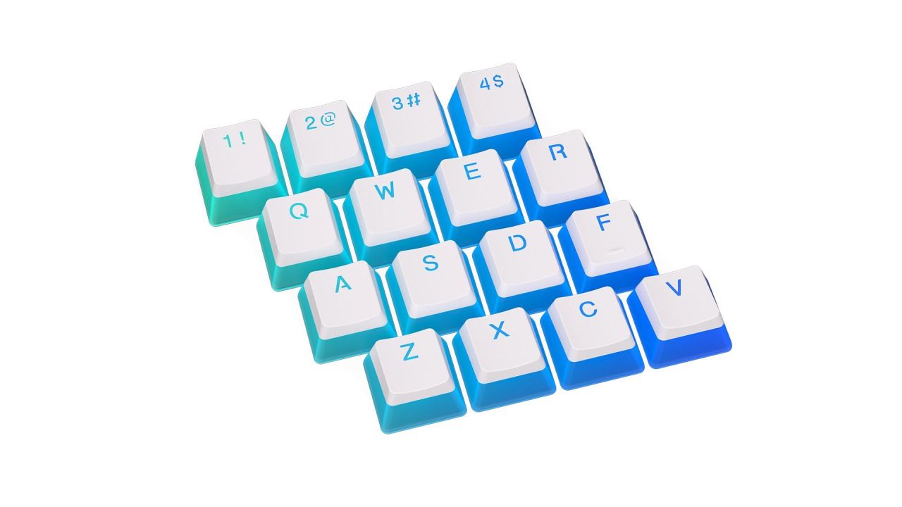 Endorfy PBT Pudding Onyx White Keycaps Endorfy PBT Pudding Onyx White Keycaps