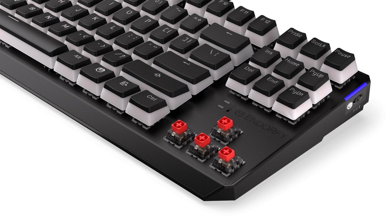 Endorfy Thock TKL Wireless Pudding Red Switch Mechanical Keyboard Black US Endorfy Thock TKL Wireless Pudding Red Switch Mechanical Keyboard Black US
