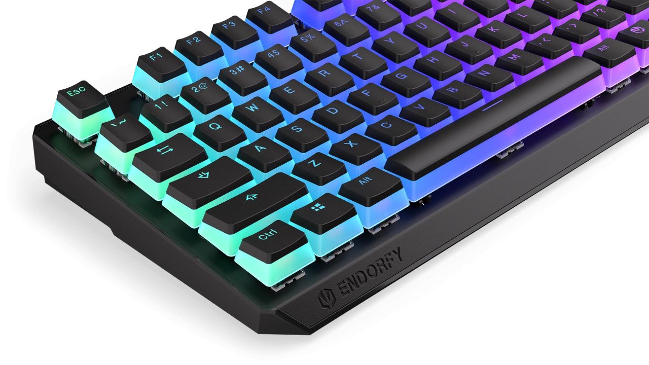 Endorfy Thock TKL Wireless Pudding Red Switch Mechanical Keyboard Black US Endorfy Thock TKL Wireless Pudding Red Switch Mechanical Keyboard Black US