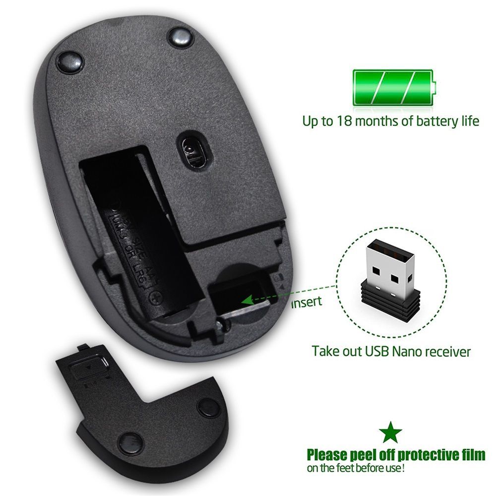 BlackBird BH1526 Wireless mouse Black BlackBird BH1526 Wireless mouse Black