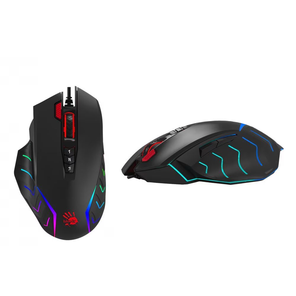 A4-Tech Bloody J95S Activated RGB Gamer Mouse Stone Black A4-Tech Bloody J95S Activated RGB Gamer Mouse Stone Black