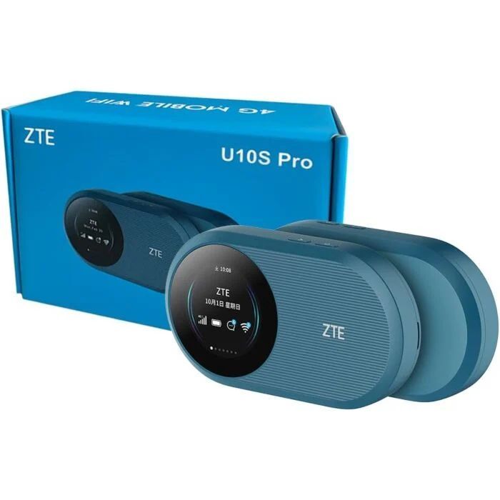 ZTE U10S Pro 4G Mobile WiFi6 Hotspot Aqua ZTE U10S Pro 4G Mobile WiFi6 Hotspot Aqua
