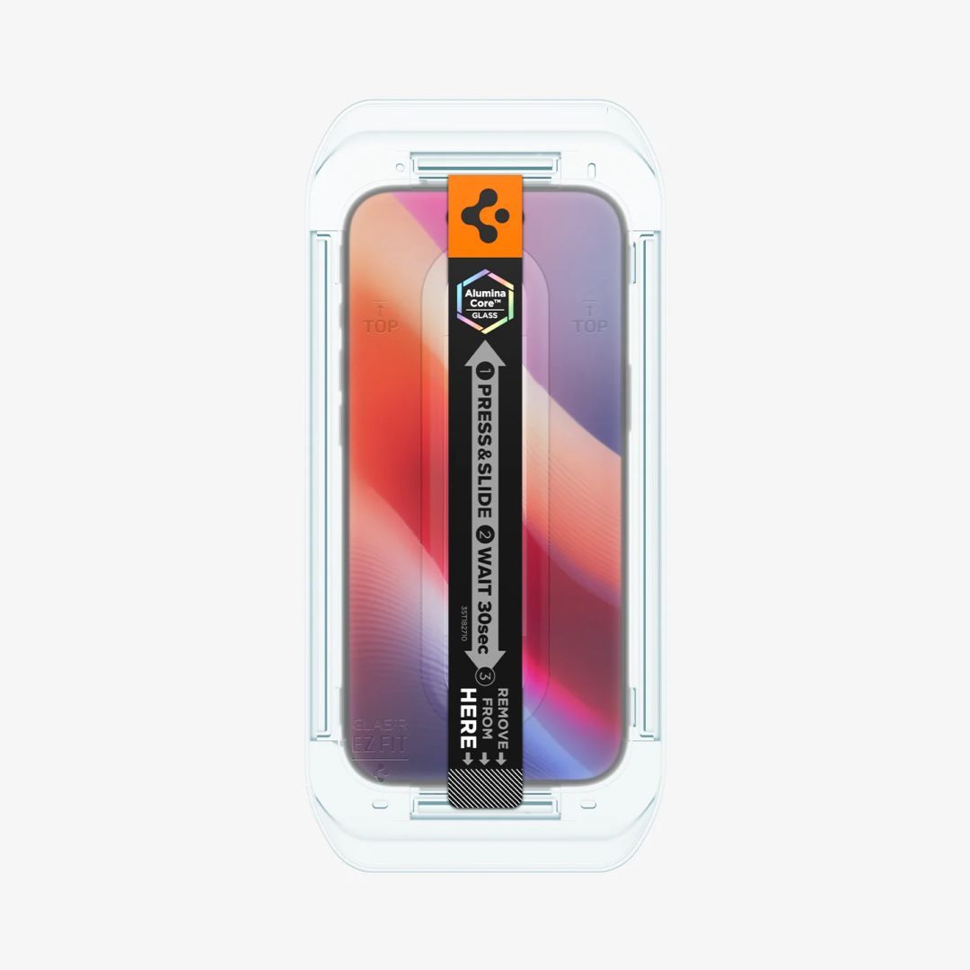 Spigen Glass tR EZ Fit for iPhone Air 2 Pack Transparency Spigen Glass tR EZ Fit for iPhone Air 2 Pack Transparency