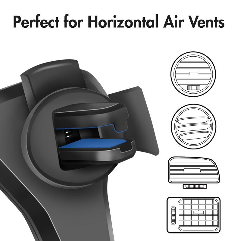 Logilink AA0164 Smartphone holder for air vents Black Logilink AA0164 Smartphone holder for air vents Black