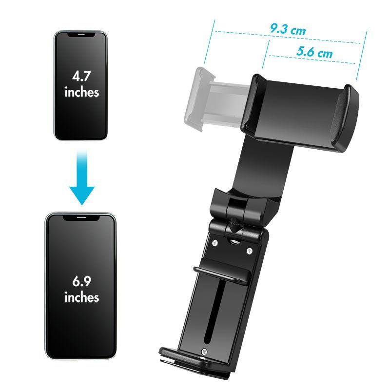 Logilink AA0169 Fold- & clampable smartphone holder Black Logilink AA0169 Fold- & clampable smartphone holder Black