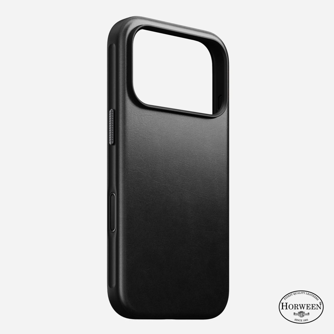 Nomad Modern Leather Case for iPhone 17 Pro Black Nomad Modern Leather Case for iPhone 17 Pro Black