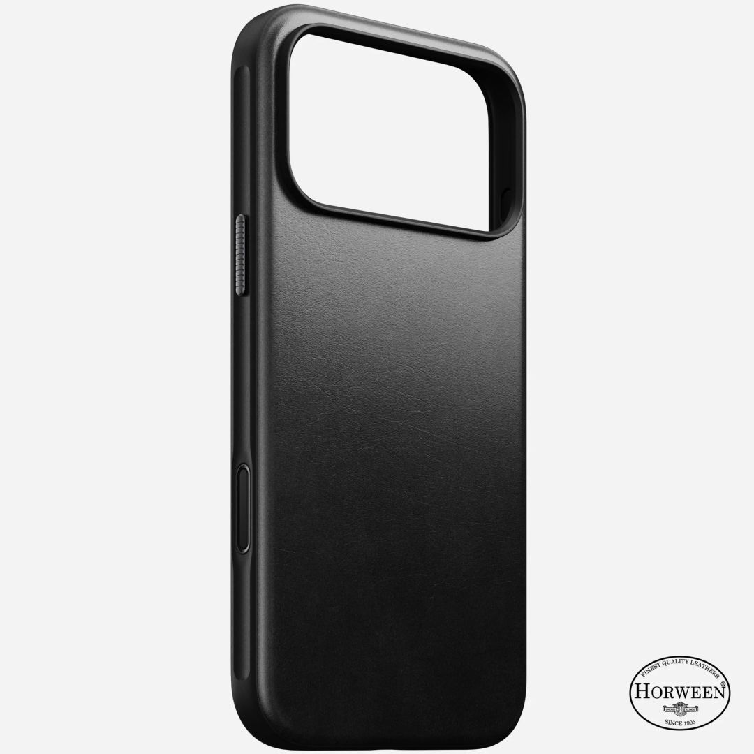 Nomad Modern Leather Case for iPhone 17 Pro Max Black Nomad Modern Leather Case for iPhone 17 Pro Max Black