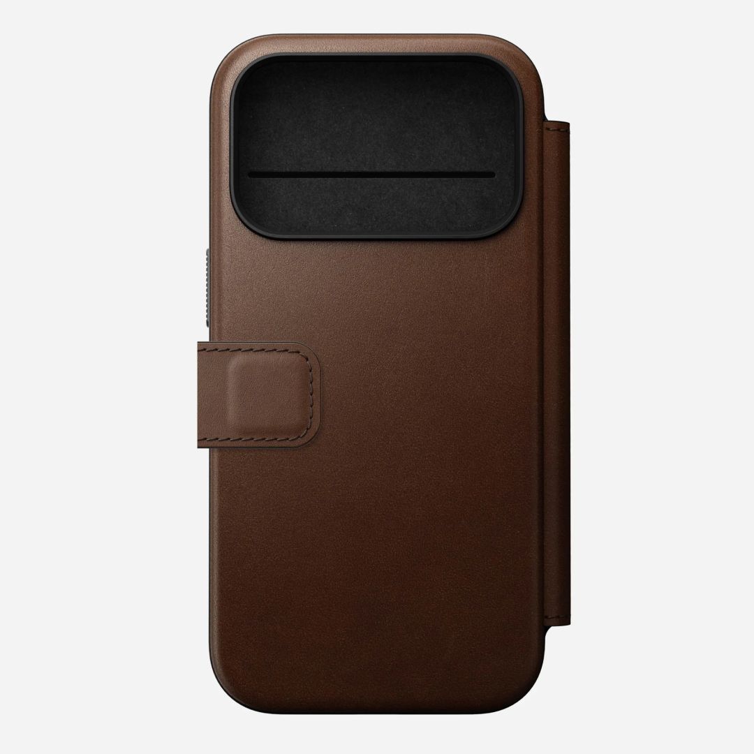 Nomad Modern Leather Folio for iPhone 17 Pro Brown Nomad Modern Leather Folio for iPhone 17 Pro Brown