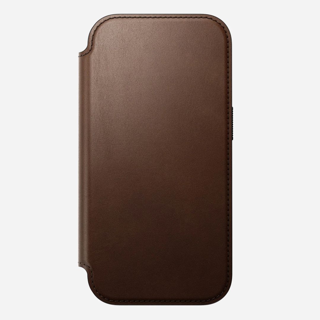 Nomad Modern Leather Folio for iPhone 17 Pro Brown Nomad Modern Leather Folio for iPhone 17 Pro Brown