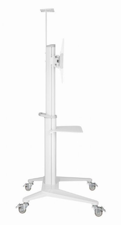 Gembird TVS-70T-02-W Aluminum TV floor stand with caster wheels 37"-70" White Gembird TVS-70T-02-W Aluminum TV floor stand with caster wheels 37"-70" White