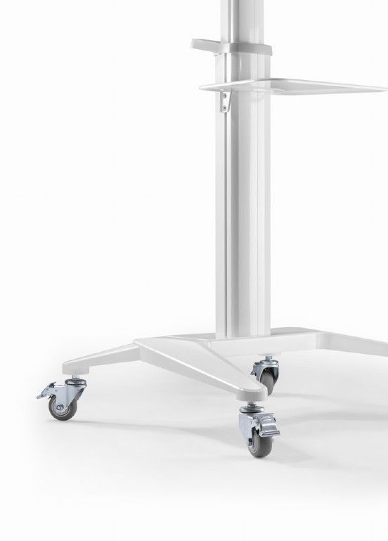 Gembird TVS-70T-02-W Aluminum TV floor stand with caster wheels 37"-70" White Gembird TVS-70T-02-W Aluminum TV floor stand with caster wheels 37"-70" White