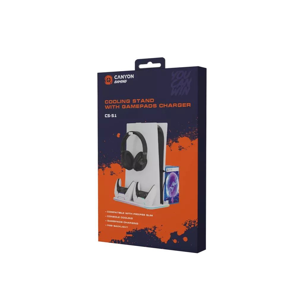 Canyon CS-51 Multifunctional console cooling stand White