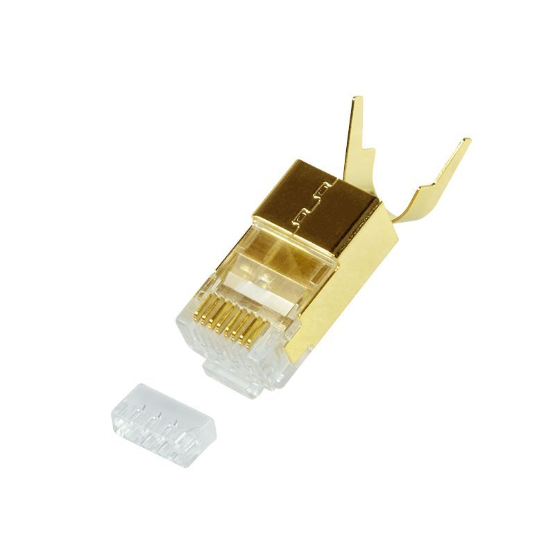 Logilink RJ45 modular plug Cat.8.1/Cat.6A shielded gold-plated 10db Logilink RJ45 modular plug Cat.8.1/Cat.6A shielded gold-plated 10db