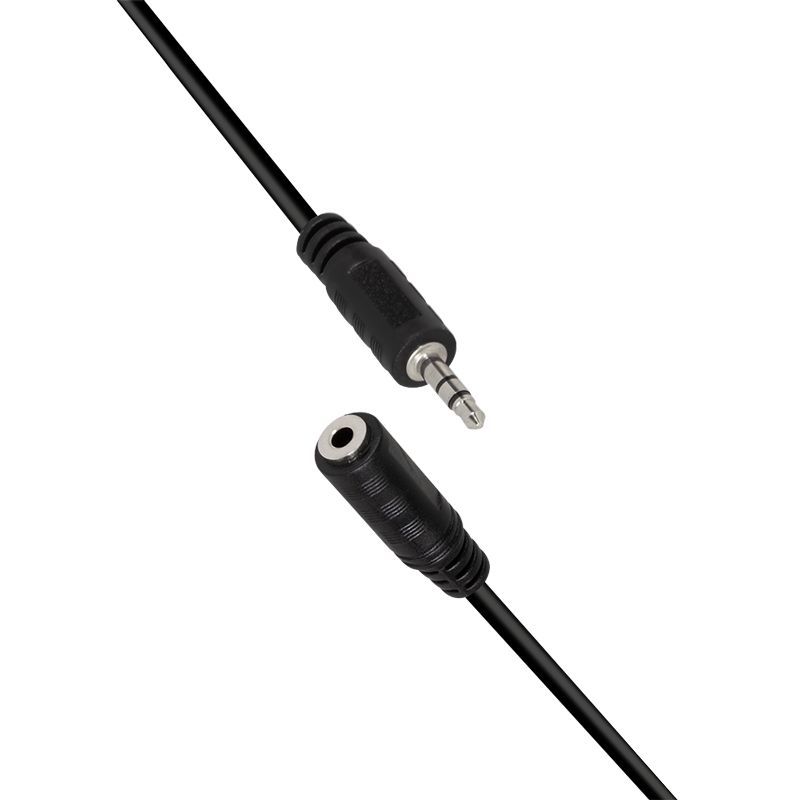 Logilink 3.5mm 3-Pin/M to 3.5mm 3-Pin/F audi cable 10m Black Logilink 3.5mm 3-Pin/M to 3.5mm 3-Pin/F audi cable 10m Black