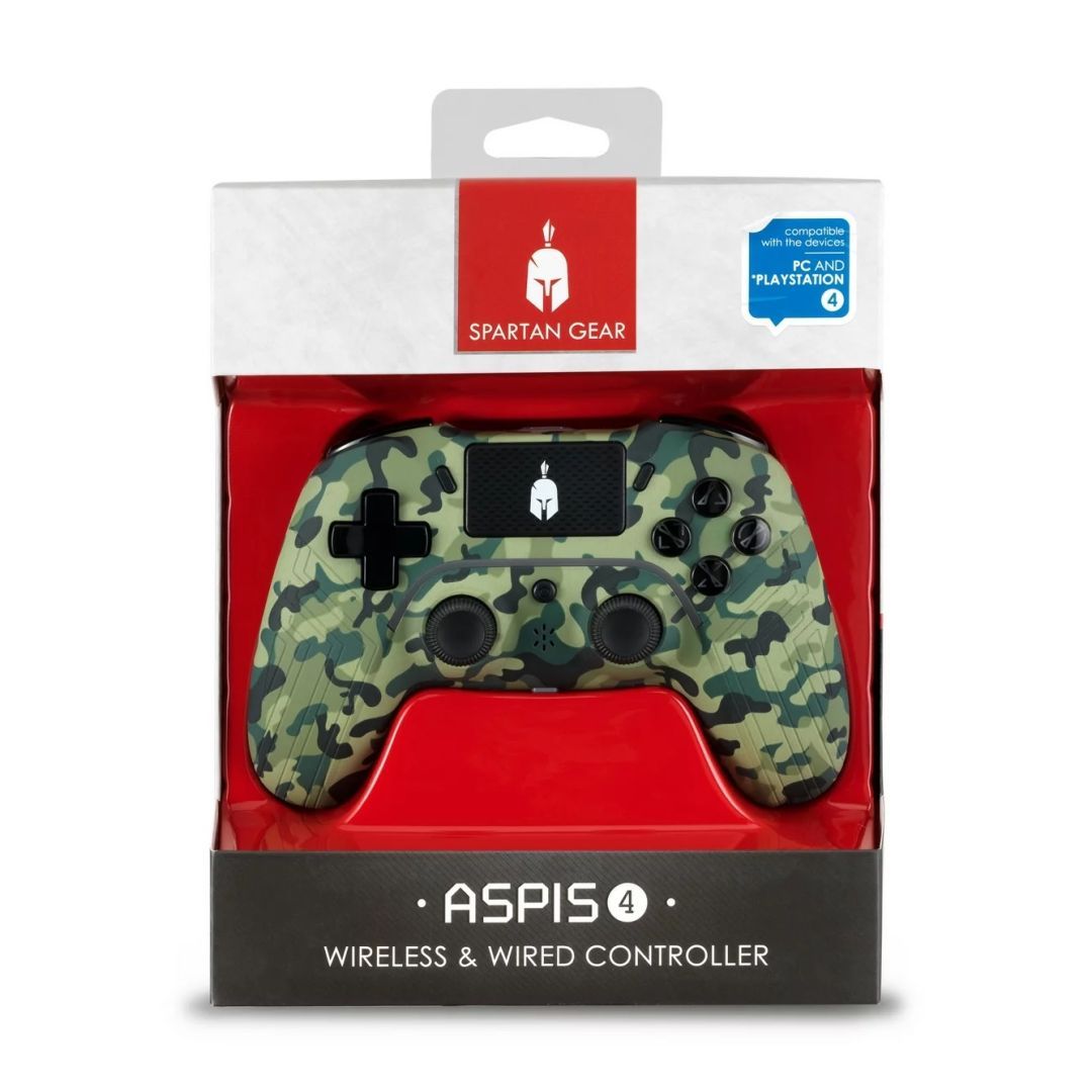 Spartan Gear Aspis 4 Wired and Wireless Controller Camo (PS4) Spartan Gear Aspis 4 Wired and Wireless Controller Camo (PS4)