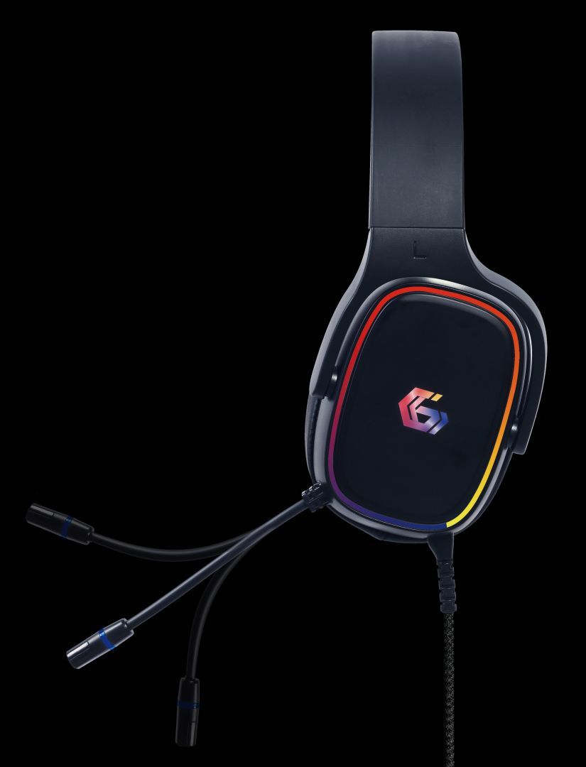 Gembird USB 7.1 Surround Gaming Headset with RGB Black Gembird USB 7.1 Surround Gaming Headset with RGB Black