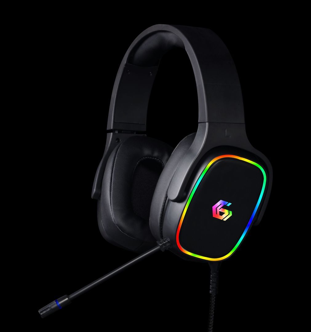 Gembird USB 7.1 Surround Gaming Headset with RGB Black Gembird USB 7.1 Surround Gaming Headset with RGB Black
