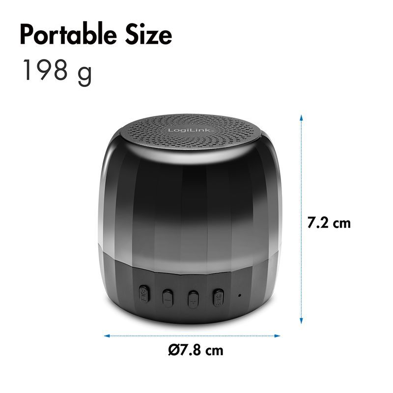 Logilink SP0064 Bluetooth Speaker Black Logilink SP0064 Bluetooth Speaker Black