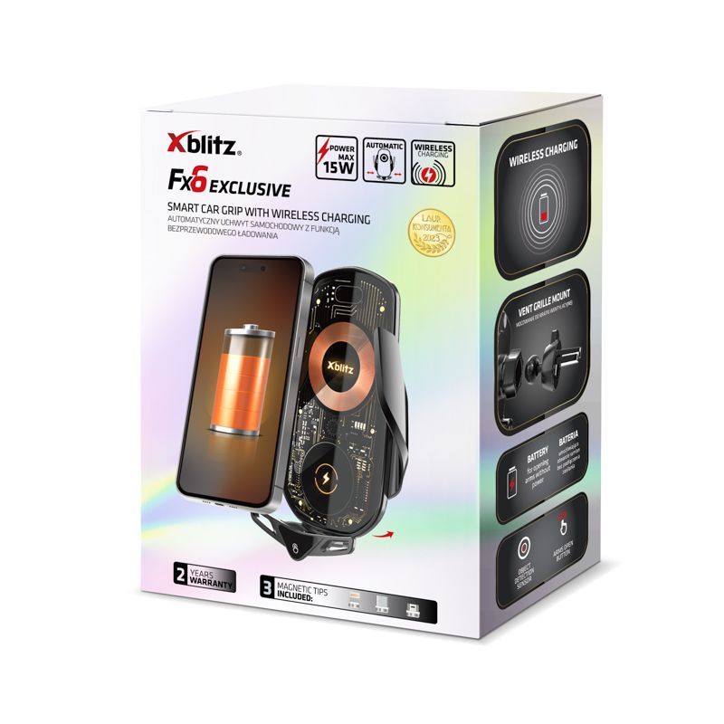 Xblitz FX6 Elegance Car Mount with Charging