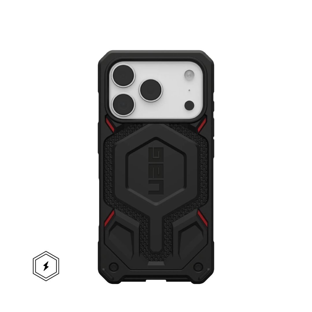 UAG Monarch Pro case for iPhone 17 Pro Kevlar Black UAG Monarch Pro case for iPhone 17 Pro Kevlar Black