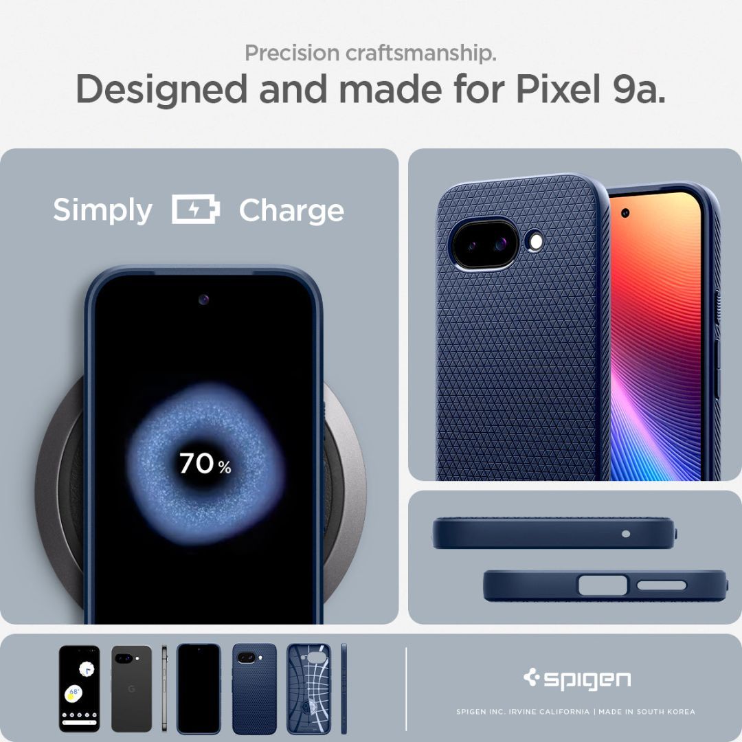Spigen Liquid Air Google Pixel 9a Navy Blue Spigen Liquid Air Google Pixel 9a Navy Blue