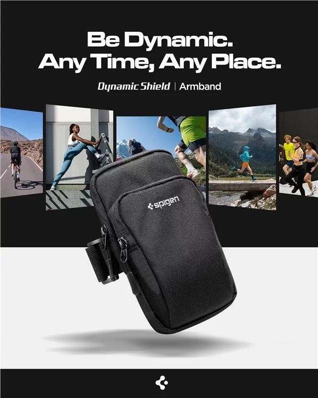 Spigen Dynamic Shield Armband A702 Black Spigen Dynamic Shield Armband A702 Black