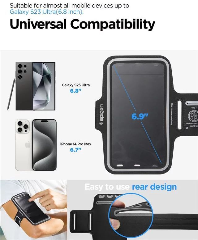 Spigen Dynamic Shield Armband A703 Black Spigen Dynamic Shield Armband A703 Black