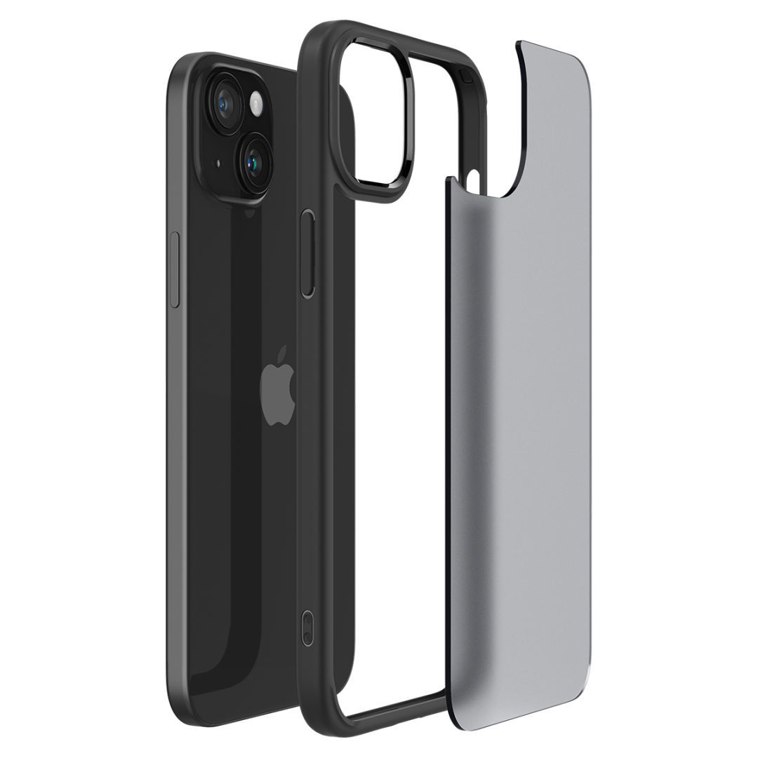 Spigen iPhone 15 Case Ultra Hybrid Frost Black Spigen iPhone 15 Case Ultra Hybrid Frost Black