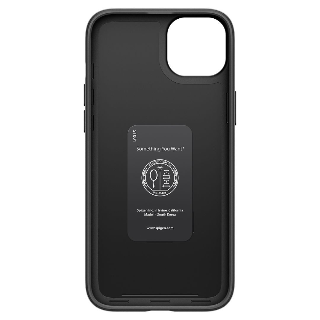 Spigen iPhone 15 Case Thin Fit Black Spigen iPhone 15 Case Thin Fit Black