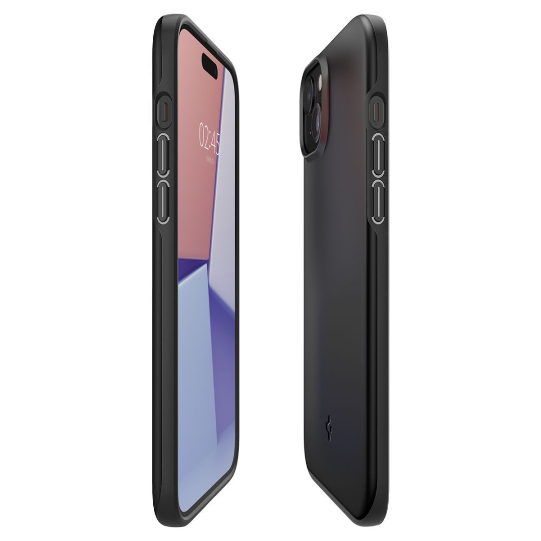 Spigen iPhone 15 Case Thin Fit Black Spigen iPhone 15 Case Thin Fit Black
