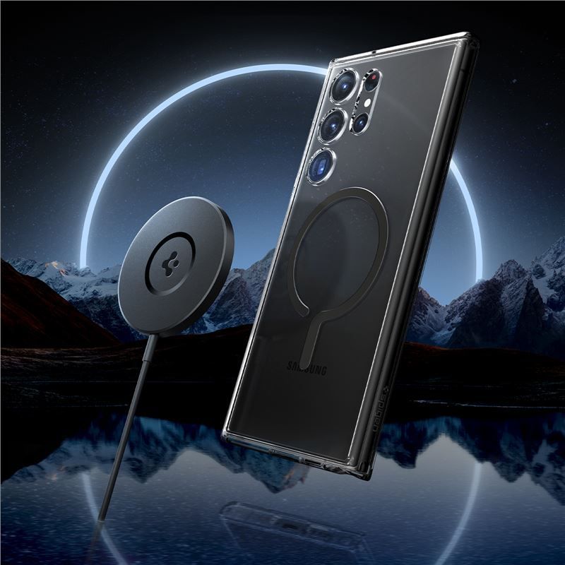 Spigen Ultra Hybrid OneTap MagSafe Ring, black - Samsung Galaxy S23 Ultra Spigen Ultra Hybrid OneTap MagSafe Ring, black - Samsung Galaxy S23 Ultra