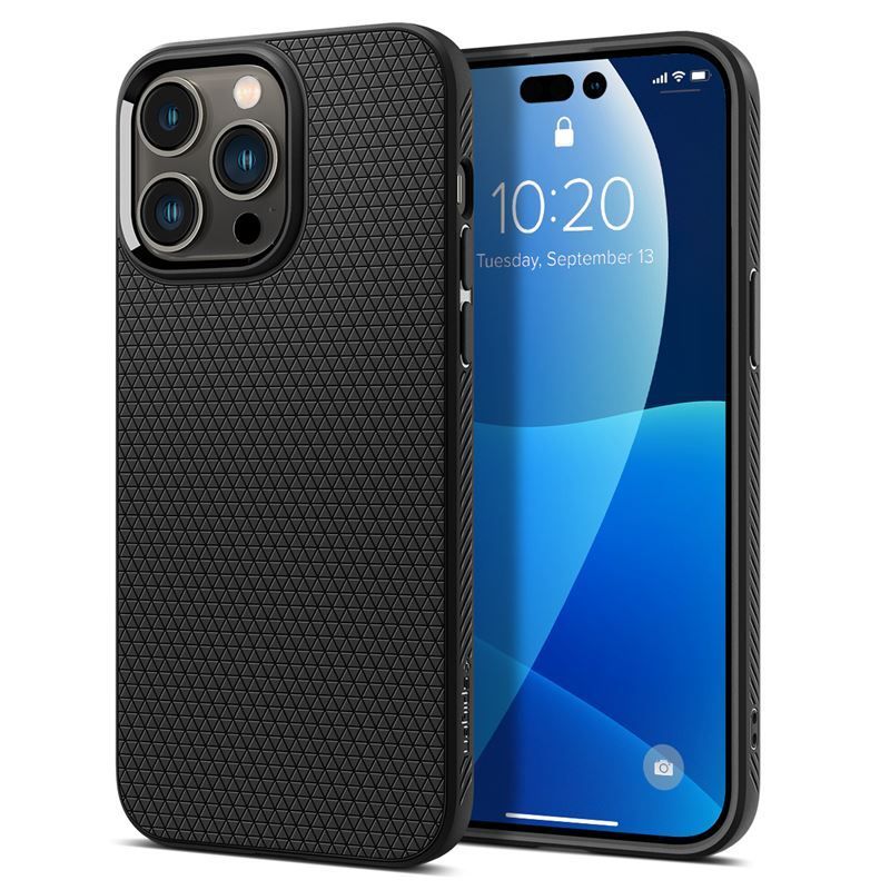 Spigen Liquid Air, matte black - iPhone 14 Pro Spigen Liquid Air, matte black - iPhone 14 Pro