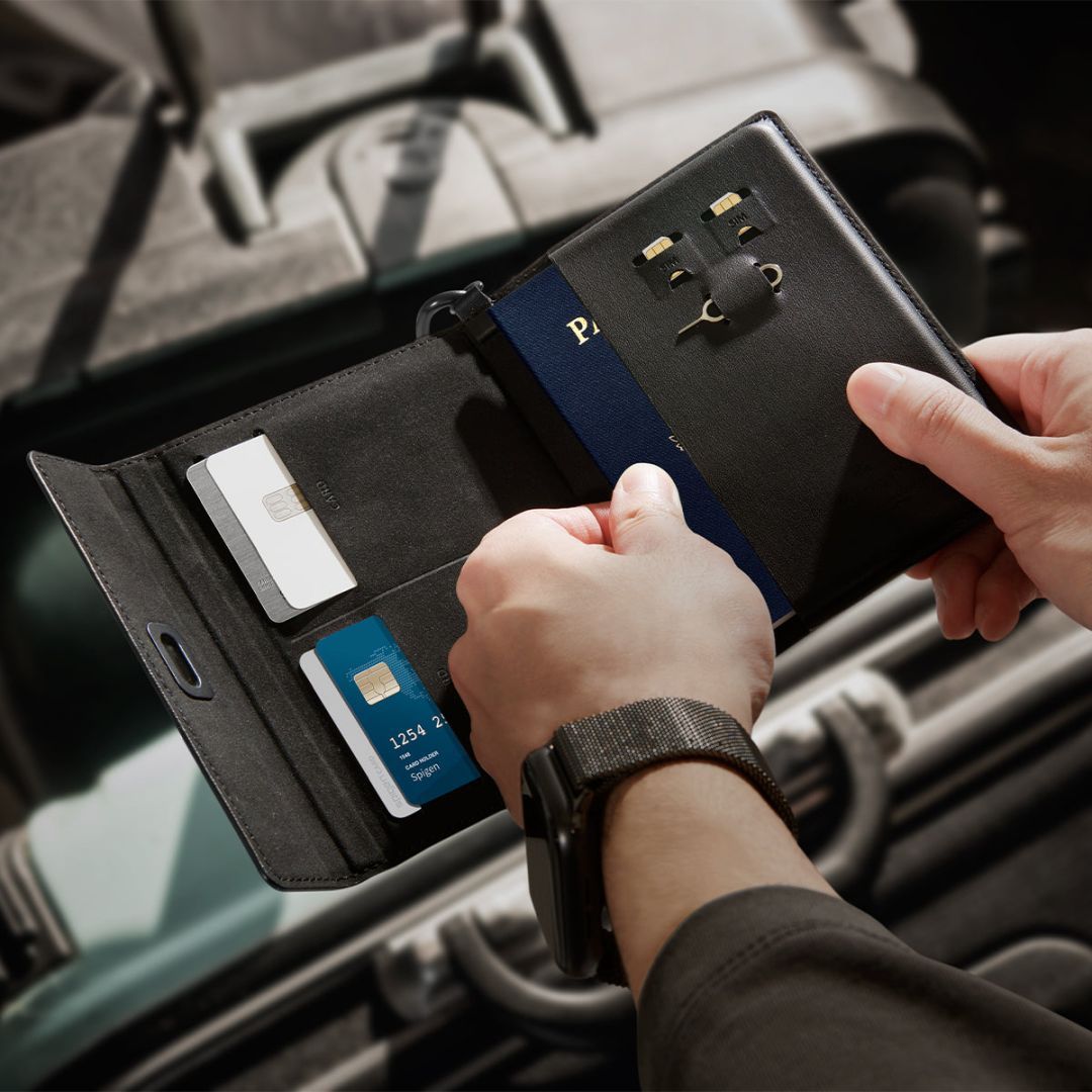 Spigen Universal Passport Holder Black Spigen Universal Passport Holder Black