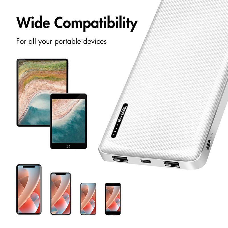 Logilink PowerBank 10000 mAh White Logilink PowerBank 10000 mAh White